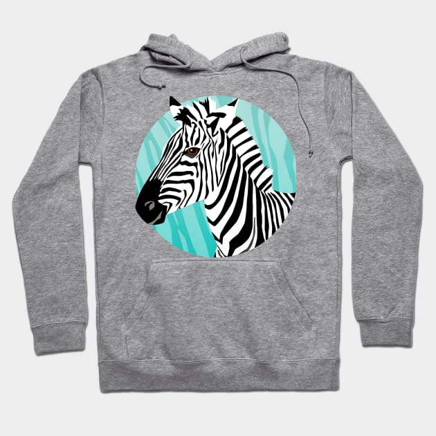 Zebra Hoodie by CalliLetters